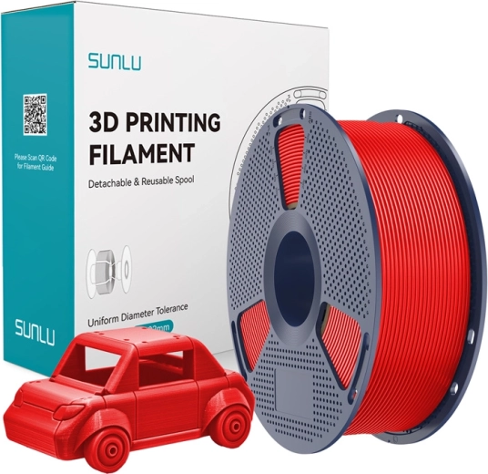 Sunlu PETG-filament rød