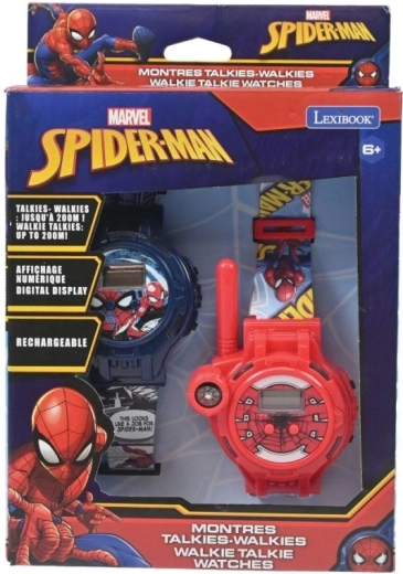 Børneur med walkie-talkie MARVEL SPIDER-MAN fra Lexibook, rækkevidde 200 m