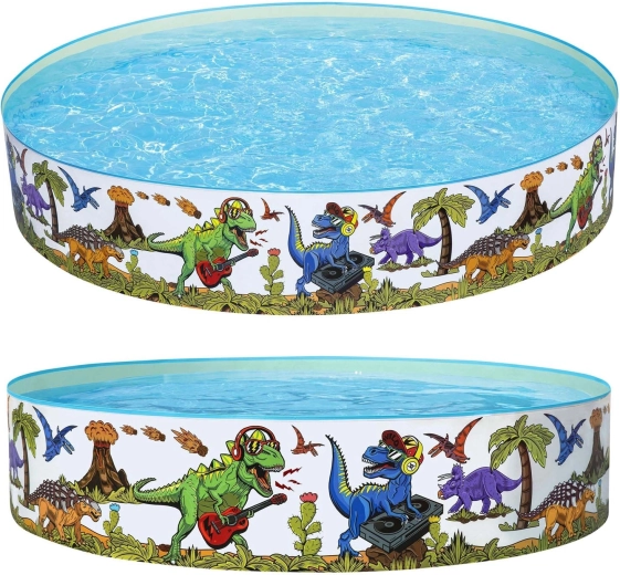 Havebassin med dinosaurer 244 × 46 cm Bestway