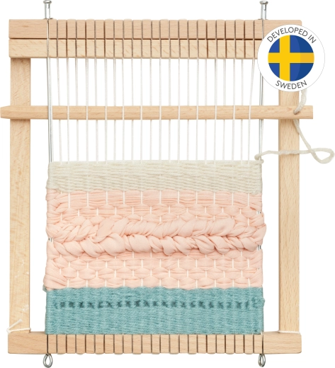 Micki væveramme i træ til børn