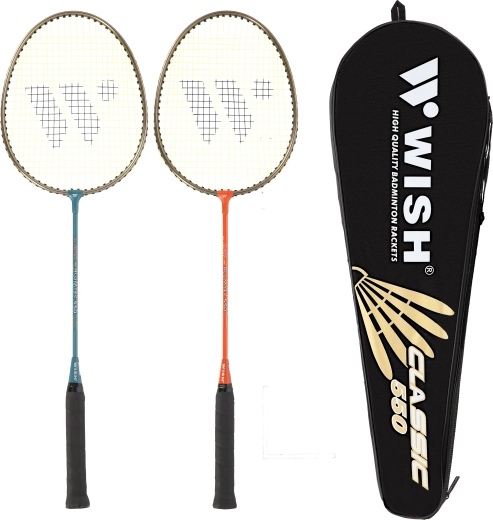 Badmintonsæt med ketchere Wish Alumtec 550K med etui