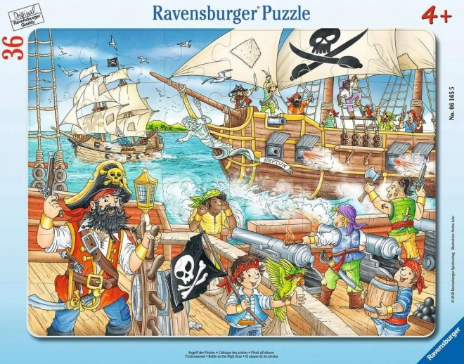 Ravensburger puslespil Slag på det åbne hav 36 brikker