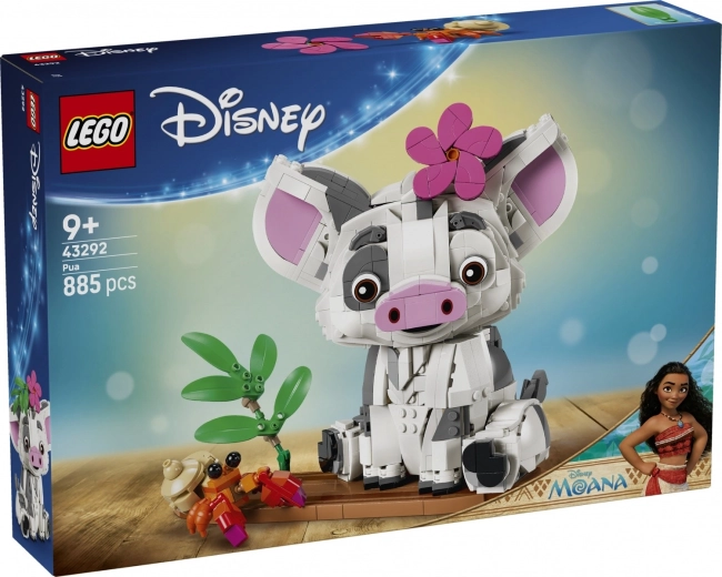 LEGO Disney Vaiana – Pua, bevægelig grisefigur