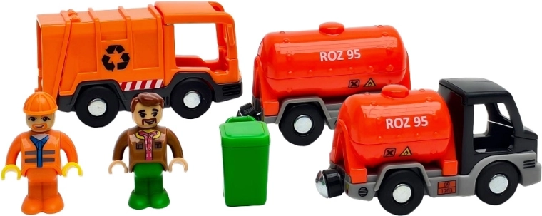2Kids Toys sæt med kommunale køretøjer med figurer