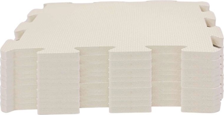 Nido.nido skumlegegulv (puzzle) 9 dele ivory white