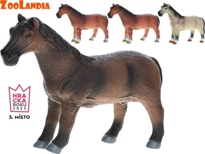 Zoolandia hest – realistisk plastikfigur 26 cm