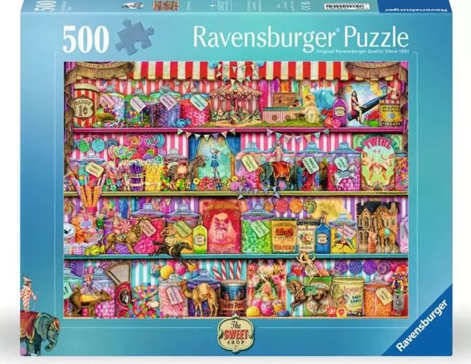 Ravensburger puslespil Konditori 500 brikker