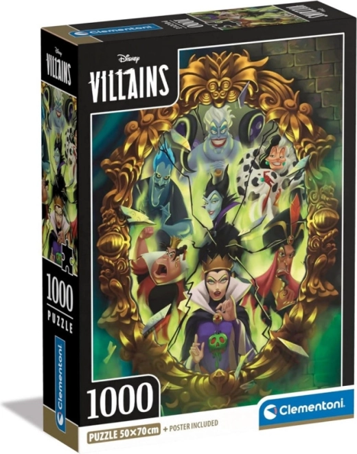 Disney Villains puslespil 1000 brikker kompakt