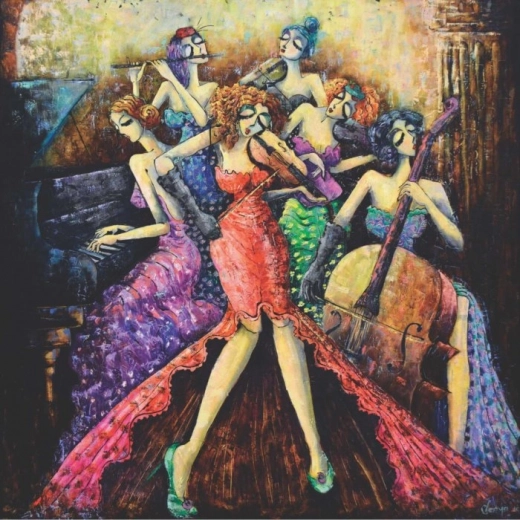 Anatolian firkantet puslespil Kvindeorkester 1024 brikker