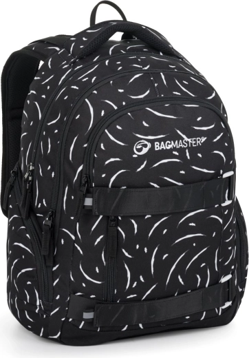 Bagmaster Nomad 25 studenter-rygsæk sort-hvid