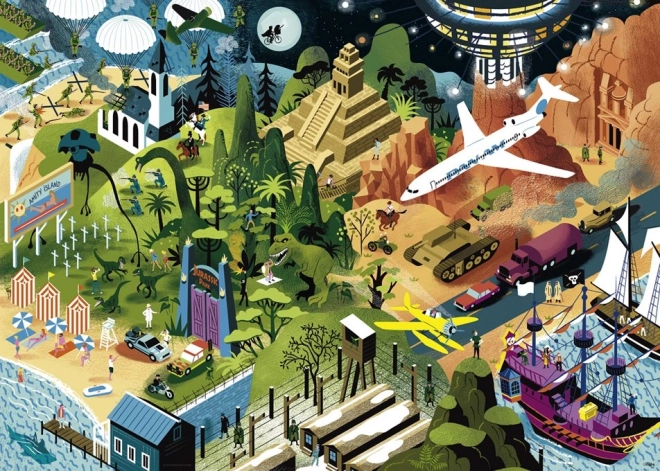 HEYE Puslespil Film Mestre: Filmene af Steven Spielberg 1000 brikker