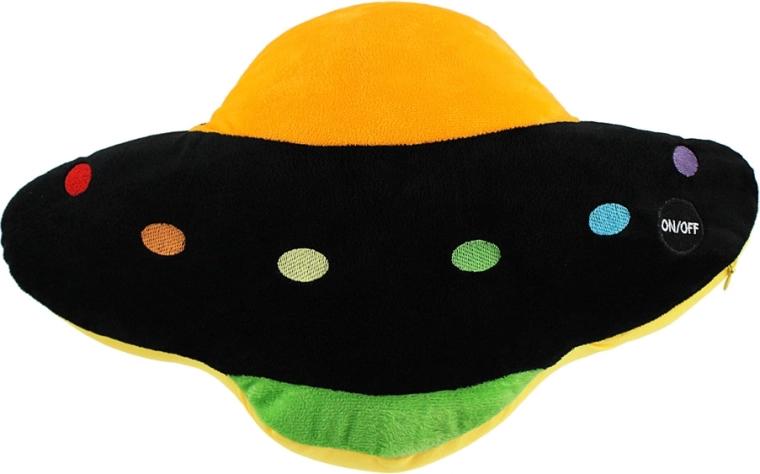 Lysende UFO-pude