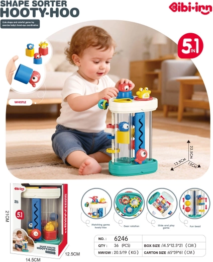 Multifunktionelt fisketårn – sorter 5-i-1