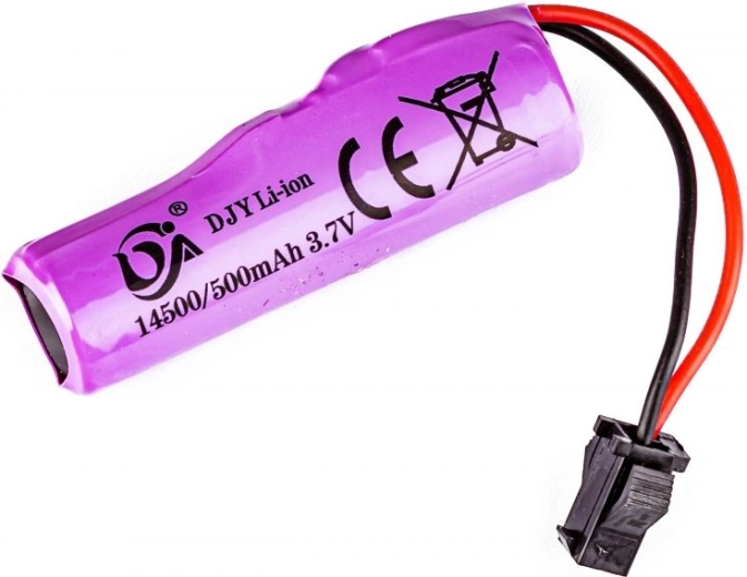 Li-ion akkumulátor 3,7 V 500 mAh med JST SM-stik til driftbil SC24A - 1 stk.