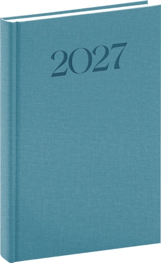 Notique Biella dagskalender 2027 blå 15 × 21 cm