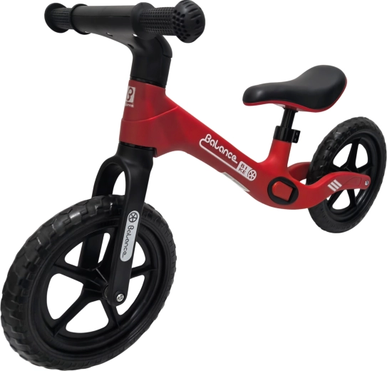 Balance Bike børneløbecykel rød-sort