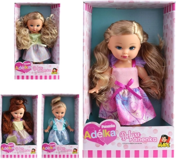 Prinsesse Adélka-dukke i æske, 27 cm - 1 stk.