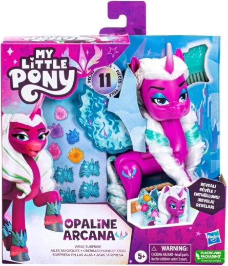 My Little Pony lilla ponyfigur med vinger Opaline Arcana