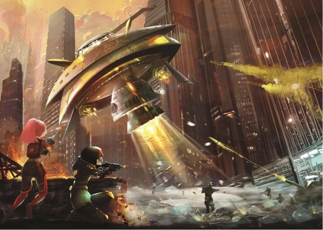 Puslespil rumkrige – 200 brikker (ART PUZZLE)