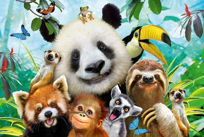 Puslespil dyre sjov 200 stykker