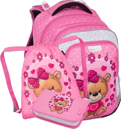Bagmaster Lumi lille skolesæt til skolestartere – bamse