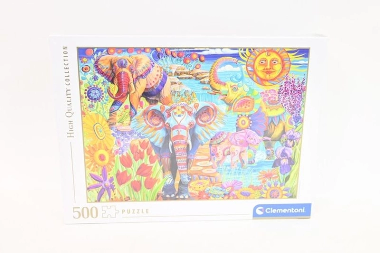 Clementoni puslespil Elephants Carnival 500 brikker