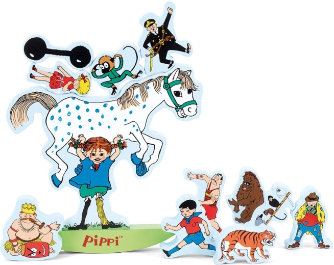 Pippi balance-stablespil af trædele