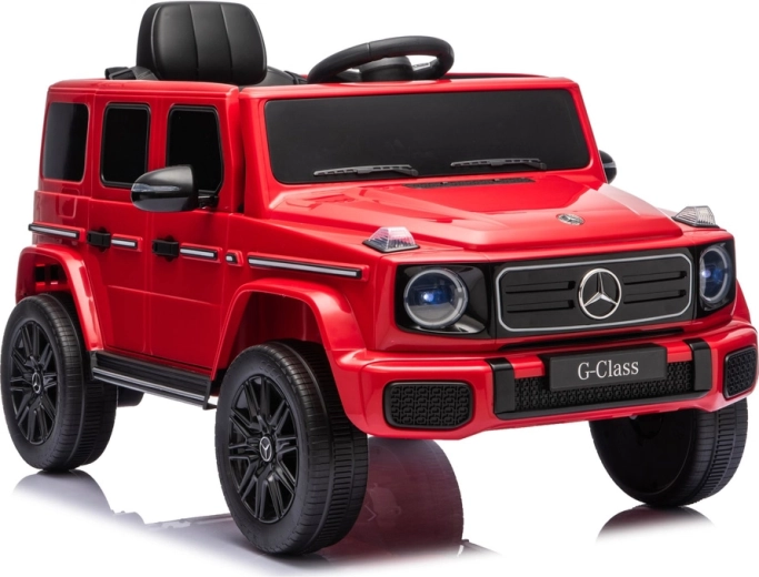Elektrisk Mercedes G 4x4-bil til børn, 24 V, rød
