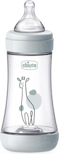 Chicco antikolik babyflaske Perfect5 240 ml, middel flow 2 m+