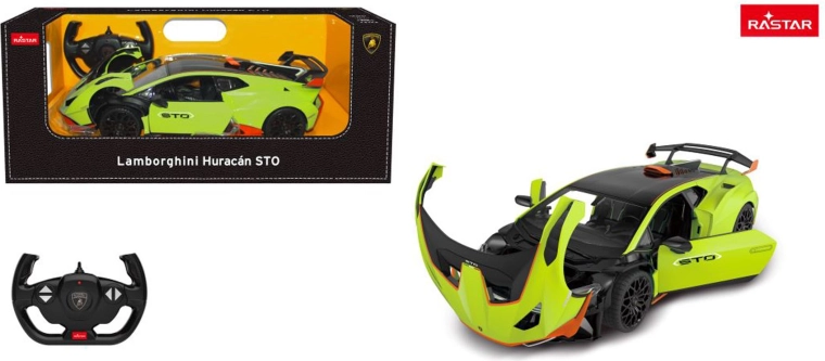 Rastar RC-bil Lamborghini Huracan STO 1:14 grøn - 1 stk.