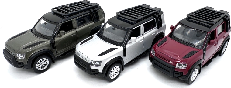Metalmodel af Land Rover Defender 110 (2020) – 3 varianter