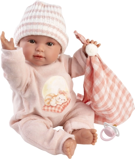 Llorens New Born realistisk babydukke med lyde 38 cm