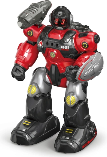 Brandmandrobot med fjernbetjening, der sprøjter vand, 40 cm