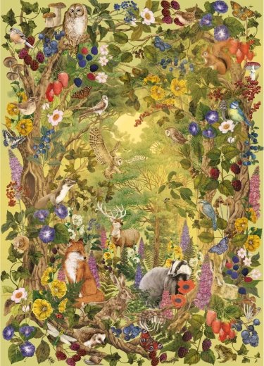 Puzzle The Art File: Solrig lysning 1000 brikker