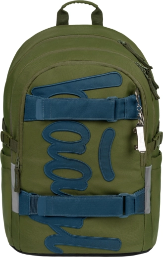 Skole rygsæk BAAGL Skate Olive GRS