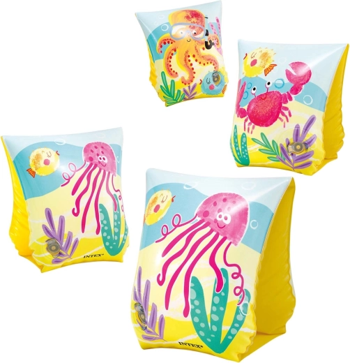 Oppustelige svømmevinger med havmotiver 23 × 15 cm INTEX