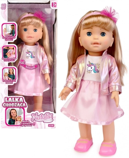 Gående dukke Natalia 40 cm