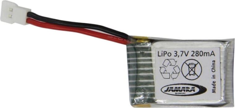 Motionfly LiPo-batteri 3,7 V 280 mAh (1,03 Wh)