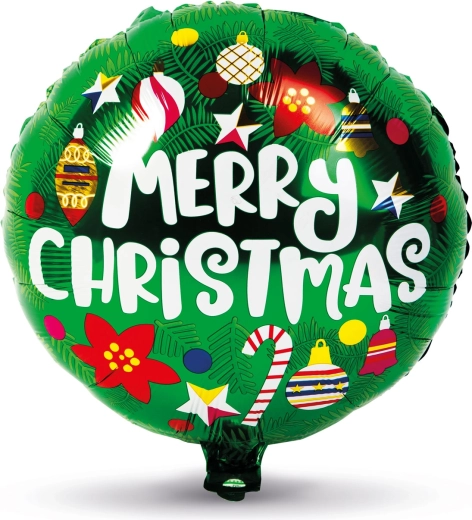 Julefolieballon i kugleform, 45 cm
