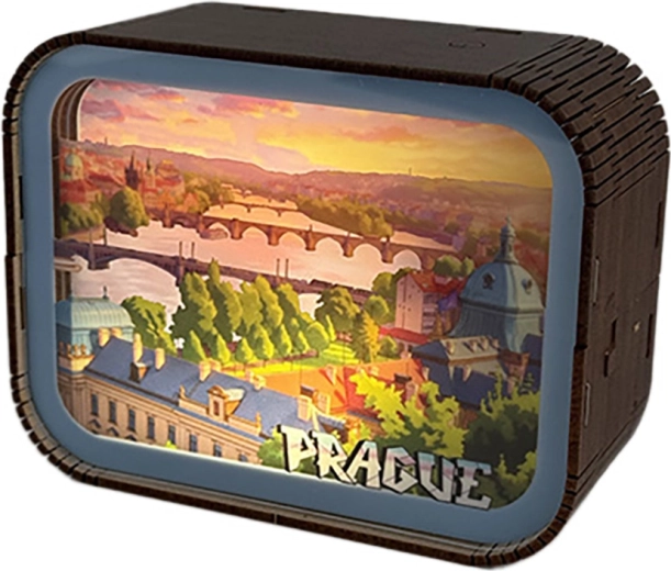 2Kids Toys træ-samlesæt – lampe Praha – udsigt over Vltava