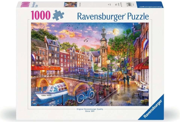 Ravensburger puslespil Amsterdam 1000 brikker
