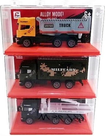 Mini lastbil i metal 11 cm i æske (mix af 14 typer) - 1 stk.