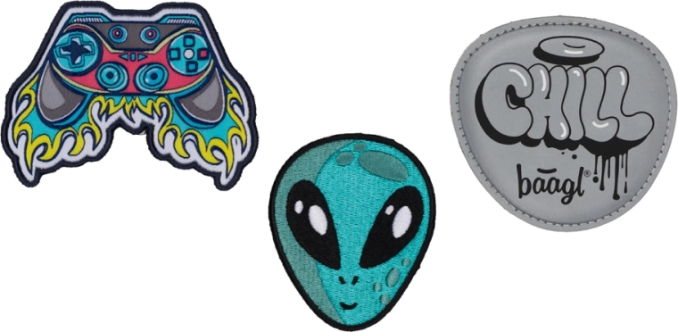 Udskiftelige badges BAAGL Baaglies – Chill-sæt, 3 stk.
