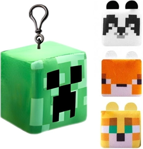 Minecraft plysklods – vedhæng med klips