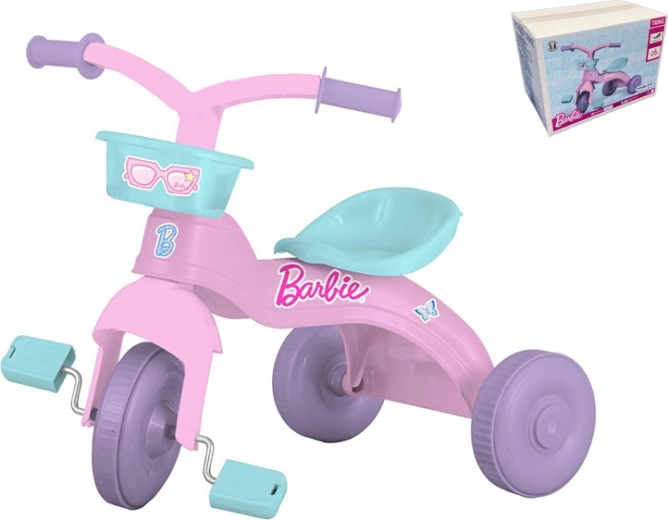 Rosa børnetrehjulet cykel BARBIE med frontkurv
