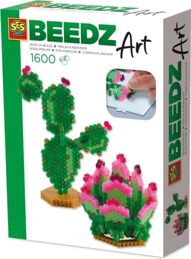 Strygeperler Art – kaktus og sukkulenter 3D