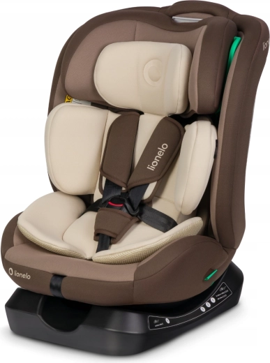 Autostol Lionelo Aart i-Size 40–150 cm beige-brun