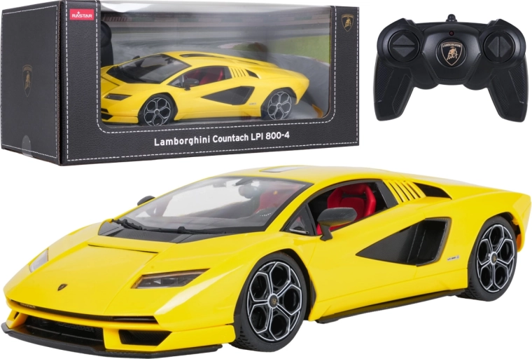RC-bil Lamborghini Countach LPI 800-4 Rastar 1:16 gul