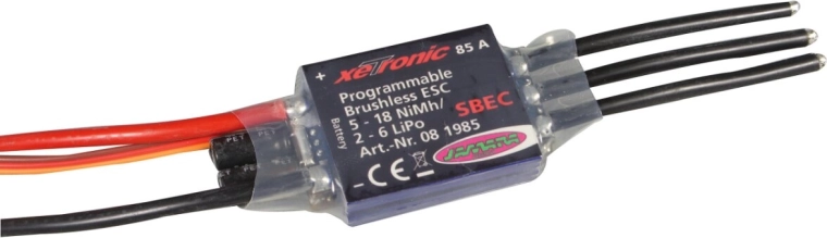 Xetronic 85 A-fartregulator med 5 A BEC