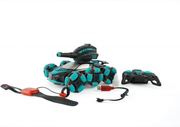 DRIVERO racer RC bil med spray og skydning